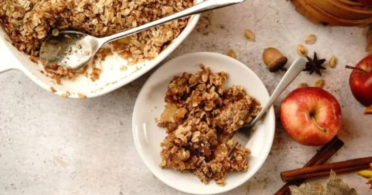 healthy apple crumble recipe